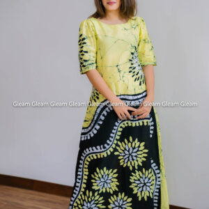 Moonflower - Light Yellow, Black & White - Image 1