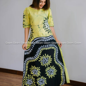 Moonflower - Light Yellow, Black & White - Image 2