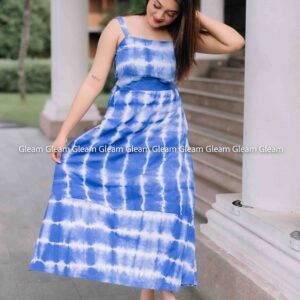 Sky Mist Tie-Dye Dress - Image 3