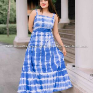 Sky Mist Tie-Dye Dress - Image 4