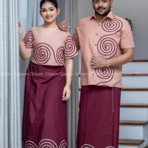 Rust Whisper Printed Shirt - Image 3