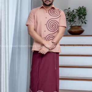 Rust Whisper Printed Shirt - Image 2