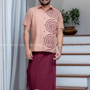 Rust Whisper Printed Shirt - Image 1