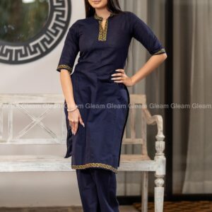 Midnight Gold Kurtha Top - Image 4