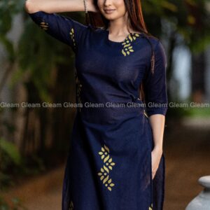 Gleam Heritage Cotton Kurtha Top - Image 4