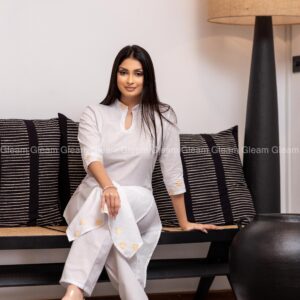 Golden Grace Kurtha Top - Image 4