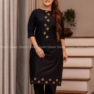 Festive Cotton Kurtha Top - Image 4