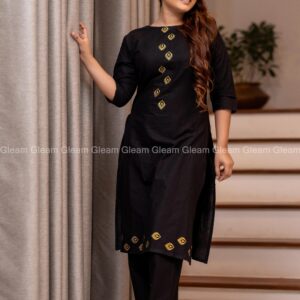 Festive Cotton Kurtha Top - Image 3
