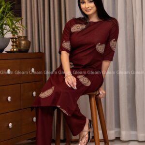 Earth Tone Cotton Kurtha - Image 2